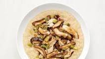 Instant Pot Congee with Chicken and Mushrooms Instant Pot Congee with Chicken and Mushrooms