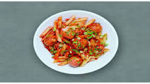 Chicken Polpetti over Penne Chicken Polpetti over Penne