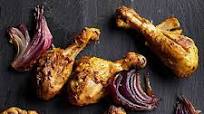 Tandoori Chicken Drumsticks and Roasty Red Onions Tandoori Chicken Drumsticks and Roasty Red Onions