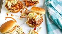 Barbecue Pork Tenderloin Sliders with Tangy Cole Slaw Barbecue Pork Tenderloin Sliders with Tangy Cole Slaw