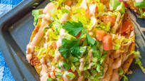 Buffalo Chicken Tostada Buffalo Chicken Tostada