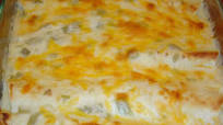 White Chicken Enchiladas (low cal version) White Chicken Enchiladas (low cal version)