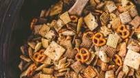 Slow Cooker Ranch Party Mix Slow Cooker Ranch Party Mix