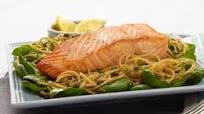 Whole-Wheat Spaghetti with Lemon, Basil, and Salmon Whole-Wheat Spaghetti with Lemon, Basil, and Salmon