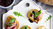 Crostini with Fig & Prosciutto Crostini with Fig & Prosciutto