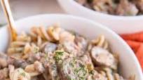 Gluten-Free Dairy-Free Ground Beef Stroganoff Gluten-Free Dairy-Free Ground Beef Stroganoff