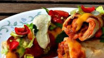 Baked Vegan Chimichangas Baked Vegan Chimichangas