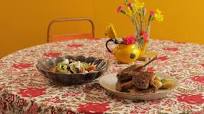 Lamb Chops with Greek Salad and Buttered Potatoes Lamb Chops with Greek Salad and Buttered Potatoes