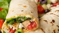 Greek Grilled Chicken & Hummus Wrap Greek Grilled Chicken & Hummus Wrap