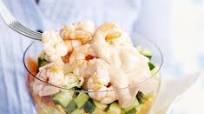 Prawn layered salad Prawn layered salad