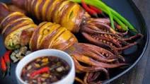 Grilled Stuffed Squid (inihaw na pusit) Grilled Stuffed Squid (inihaw na pusit)