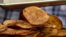 Crispy Garlic Potato Planks Crispy Garlic Potato Planks
