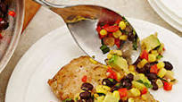 Sautéed Chicken and Black Bean Salsa Sautéed Chicken and Black Bean Salsa