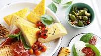 Slow-baked frittata with antipasto Slow-baked frittata with antipasto