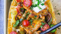 Chicken Fajita Stuffed Spaghetti Squash Chicken Fajita Stuffed Spaghetti Squash