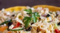 Mediterranean Pasta Salad With Chickpeas Mediterranean Pasta Salad With Chickpeas