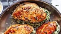 Spinach Artichoke Stuffed Chicken Breast Spinach Artichoke Stuffed Chicken Breast