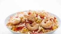 Chipotle Shrimp with Creamy Corn Couscous and Cotija easy prep & pan included Chipotle Shrimp with Creamy Corn Couscous and Cotija easy prep & pan included