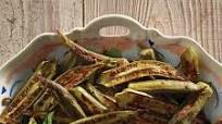 Roasted Okra with Spiced Yogurt Roasted Okra with Spiced Yogurt