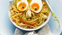 Annabel Karmel’s funny face noodle stir fry Annabel Karmel’s funny face noodle stir fry