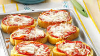 Garlic Toast Pizzas Garlic Toast Pizzas