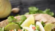 Turkey Street Tacos with Cilantro Cream Sauce Turkey Street Tacos with Cilantro Cream Sauce