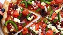 Greek Style Veggie Pizza Greek Style Veggie Pizza