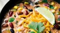 Crockpot Creamy Taco Chicken Chili Crockpot Creamy Taco Chicken Chili