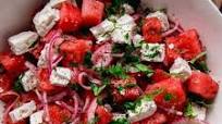 Mediterranean Watermelon Salad Mediterranean Watermelon Salad