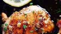 Glazed Lemon Honey Garlic Chicken Glazed Lemon Honey Garlic Chicken