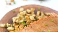 Mesquite Pork Loin with Parmesan Roasted Potatoes Mesquite Pork Loin with Parmesan Roasted Potatoes