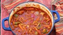 Traditional Romanian Food: Pork Goulash Traditional Romanian Food: Pork Goulash
