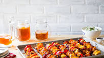 Tropical BBQ Chicken Skewers Tropical BBQ Chicken Skewers