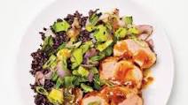 Grilled Pork Tenderloin with Black Rice Grilled Pork Tenderloin with Black Rice