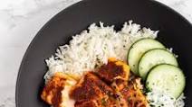 Tandoori Salmon with Raita Tandoori Salmon with Raita