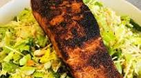 Blackened Salmon Caesar Salad Blackened Salmon Caesar Salad