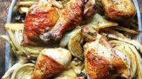 Sheet Pan Roast Chicken & Cabbage Sheet Pan Roast Chicken & Cabbage