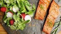 Tea smoked salmon steak Tea smoked salmon steak