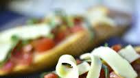 Cheese Tomato Bruschetta Cheese Tomato Bruschetta