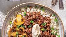 Mushroom Swiss Burger Bowl Mushroom Swiss Burger Bowl