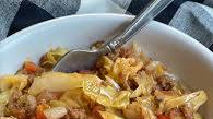 Cabbage Roll Skillet (Easy Keto Ground Beef Dinner Recipe) Cabbage Roll Skillet (Easy Keto Ground Beef Dinner Recipe)