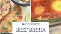 Slow Cooker Beef Birria Tacos with Consomé Slow Cooker Beef Birria Tacos with Consomé