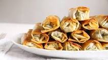 Albanian Spinach Pie (Byrek Rolls) Albanian Spinach Pie (Byrek Rolls)