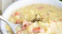 Creamy Cauliflower Ham and Cheese Soup Creamy Cauliflower Ham and Cheese Soup