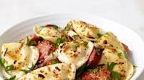 Grilled Pierogies and Kielbasa Grilled Pierogies and Kielbasa