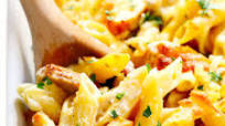 Chicken Alfredo Baked Ziti Chicken Alfredo Baked Ziti