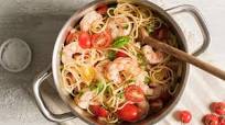 Bruschetta Shrimp Pasta Bruschetta Shrimp Pasta