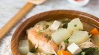 Salmon Head Miso Soup Salmon Head Miso Soup