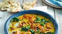 Cod & spinach yellow curry Cod & spinach yellow curry