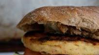 Wild Alaskan Pollock Burgers with Spicy Tzatziki Wild Alaskan Pollock Burgers with Spicy Tzatziki